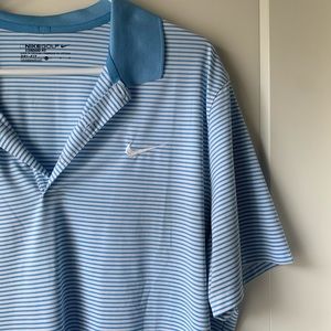 Nike Striped Golf Polo